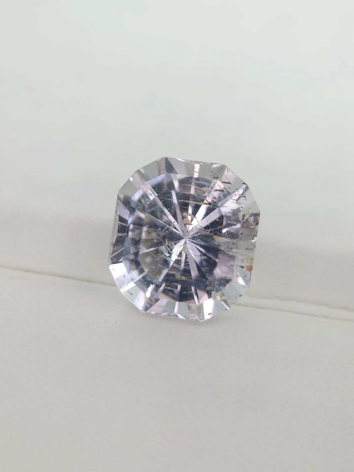12.86ct Natural Morganite Cushion Cut Loose Gemstone From Madagascar — view 6