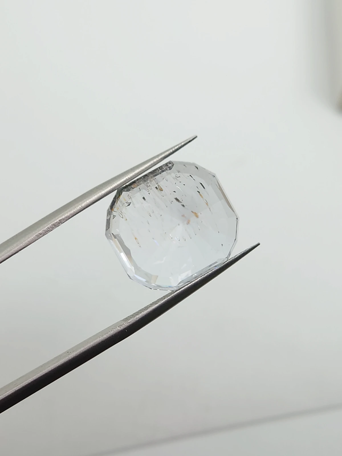 12.86ct Natural Morganite Cushion Cut Loose Gemstone From Madagascar — view 9