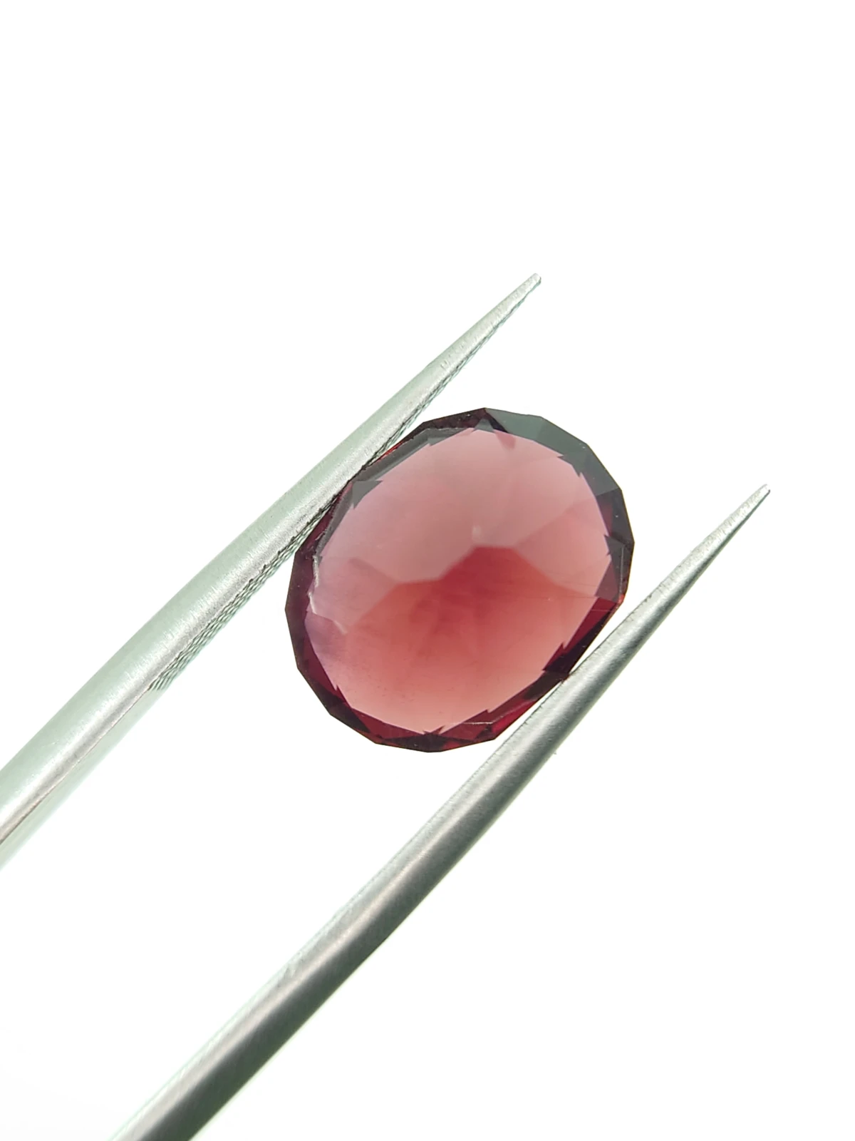 6.55ct Natural Malaya Garnet in Fancy Cut From Tanzania — view 2