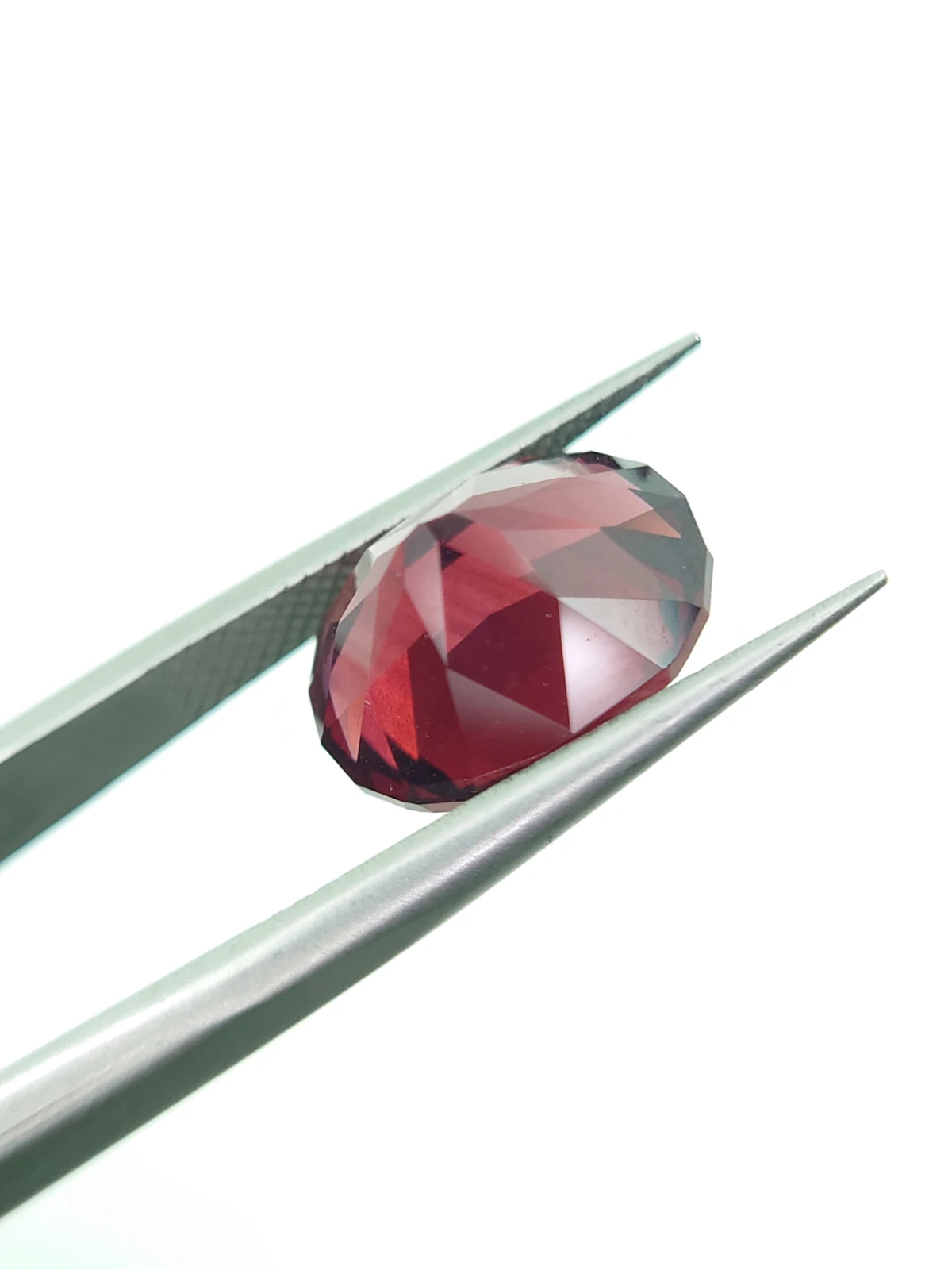 6.55ct Natural Malaya Garnet in Fancy Cut From Tanzania — view 3