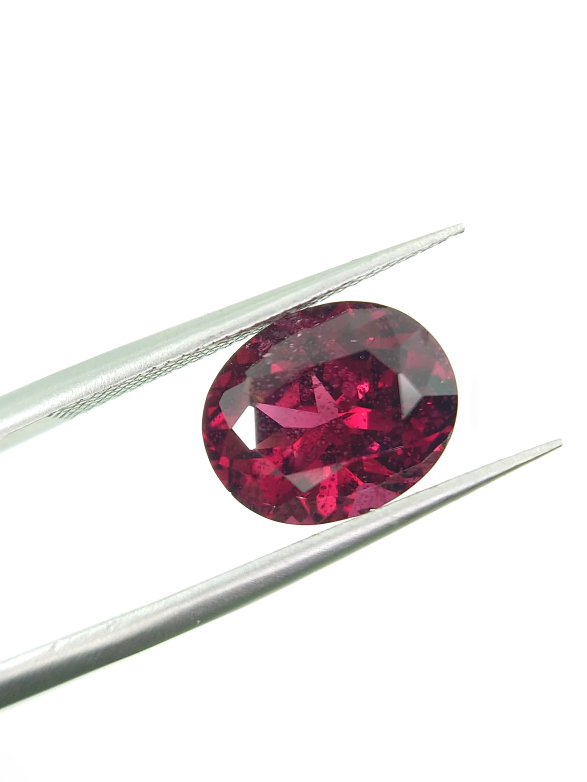 4.56ct Natural Malaya Garnet in Oval Cut loose gemstone From Tanzania — view 5
