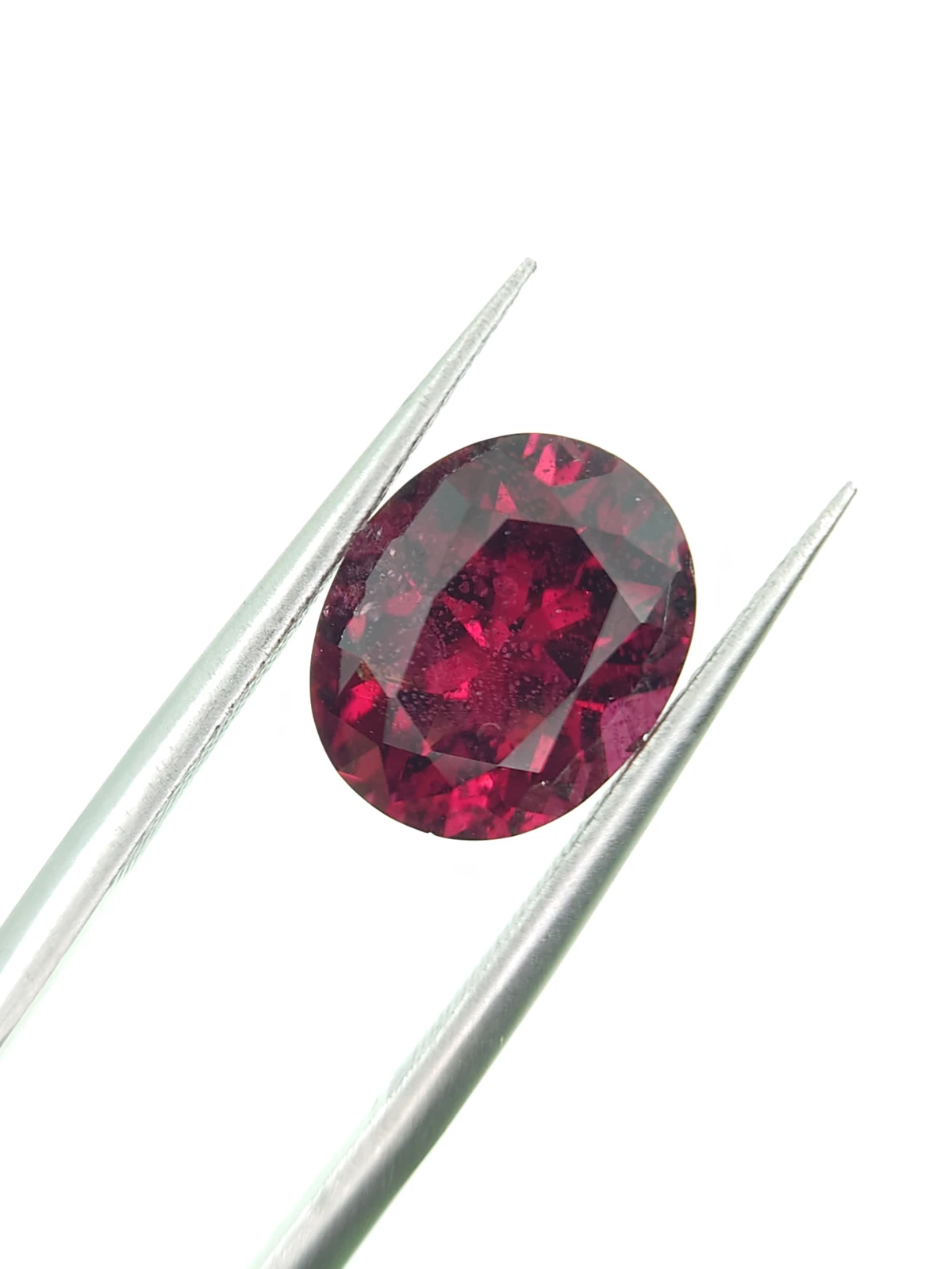 4.56ct Natural Malaya Garnet in Oval Cut loose gemstone From Tanzania — view 6