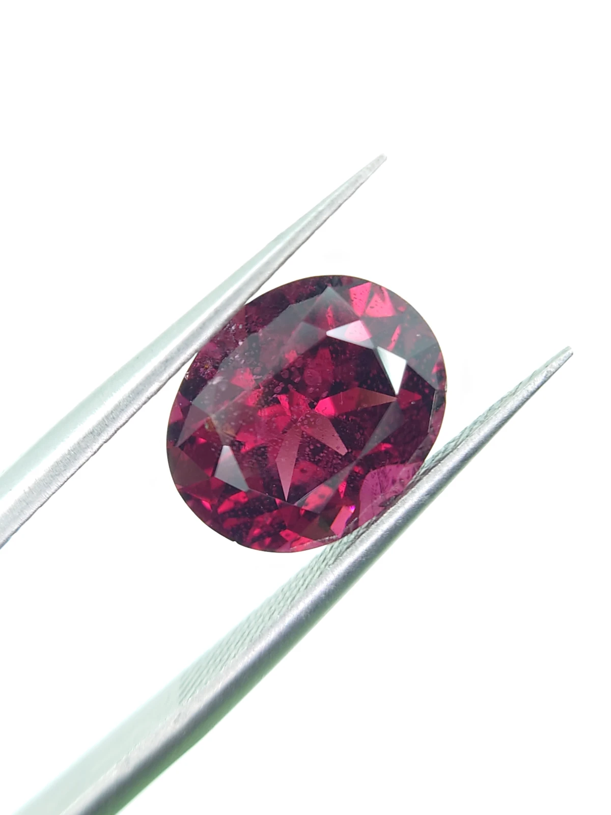 4.56ct Natural Malaya Garnet in Oval Cut loose gemstone From Tanzania — view 7