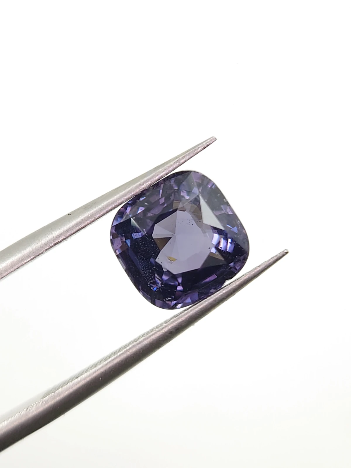 3.03ct Natural Purple Spinel Fancy Cushion  Cut Loose Gemstone From Tajikistan — view 1