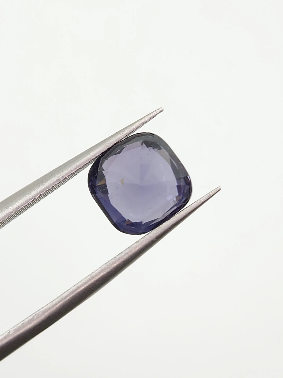 3.03ct Natural Purple Spinel Fancy Cushion  Cut Loose Gemstone From Tajikistan — view 2