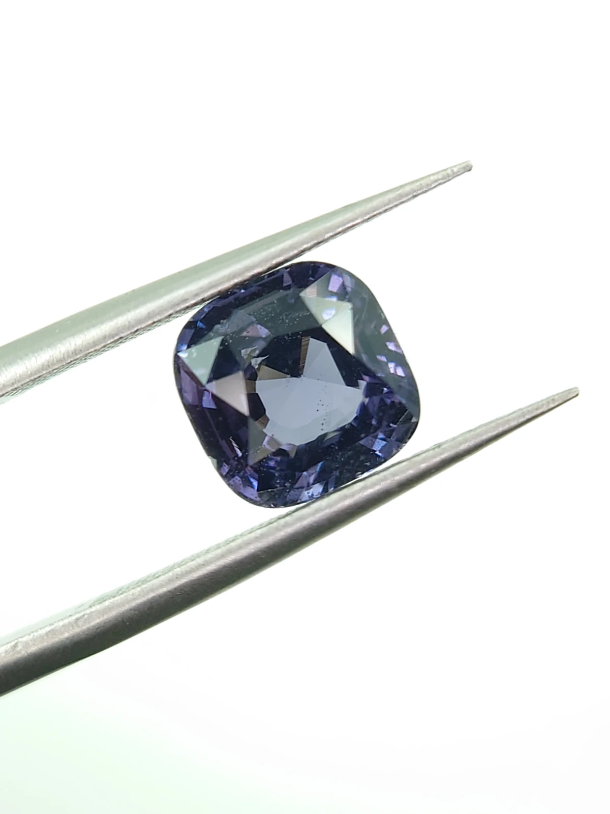 3.03ct Natural Purple Spinel Fancy Cushion  Cut Loose Gemstone From Tajikistan — view 3