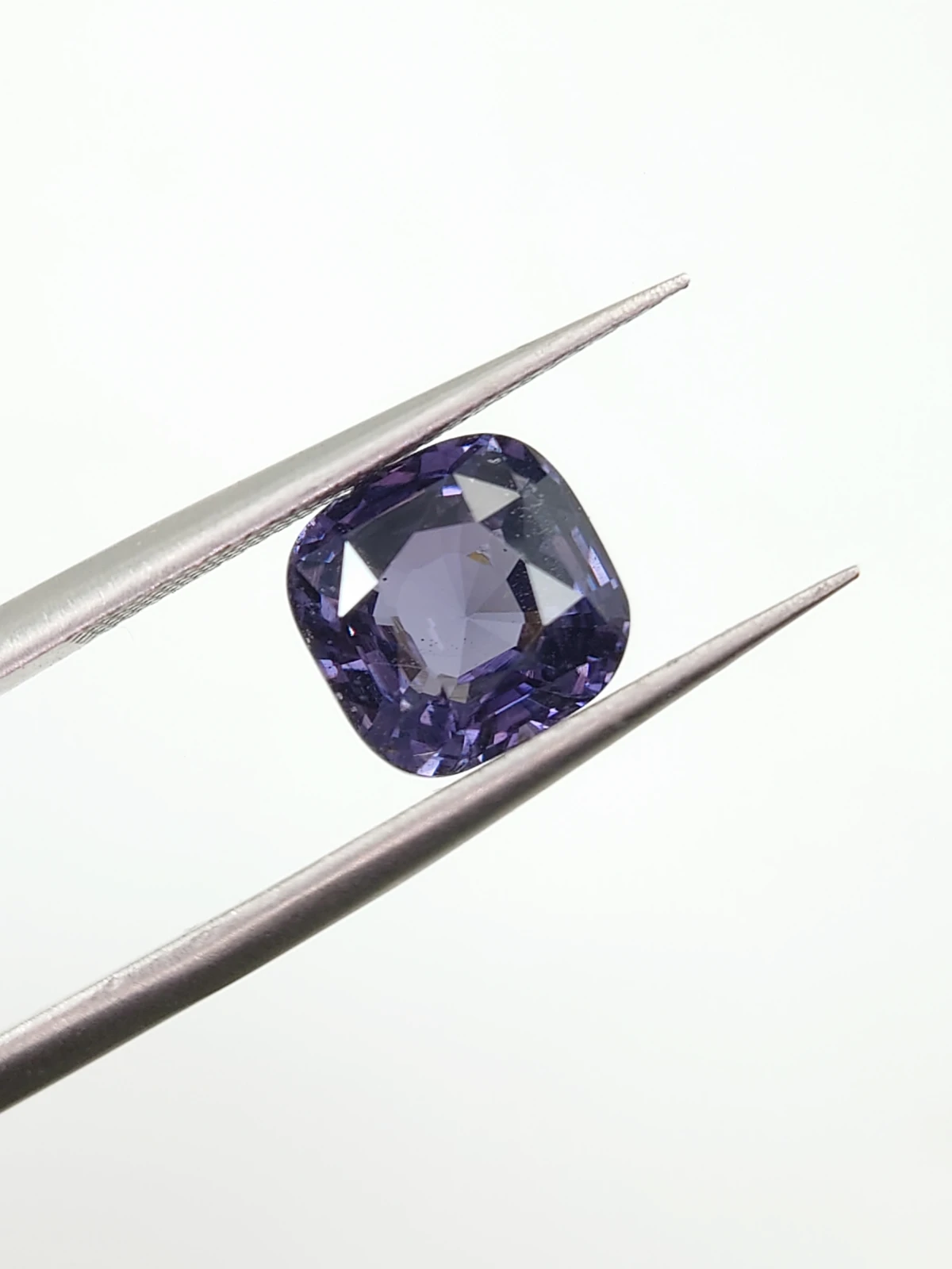 3.03ct Natural Purple Spinel Fancy Cushion  Cut Loose Gemstone From Tajikistan — view 4