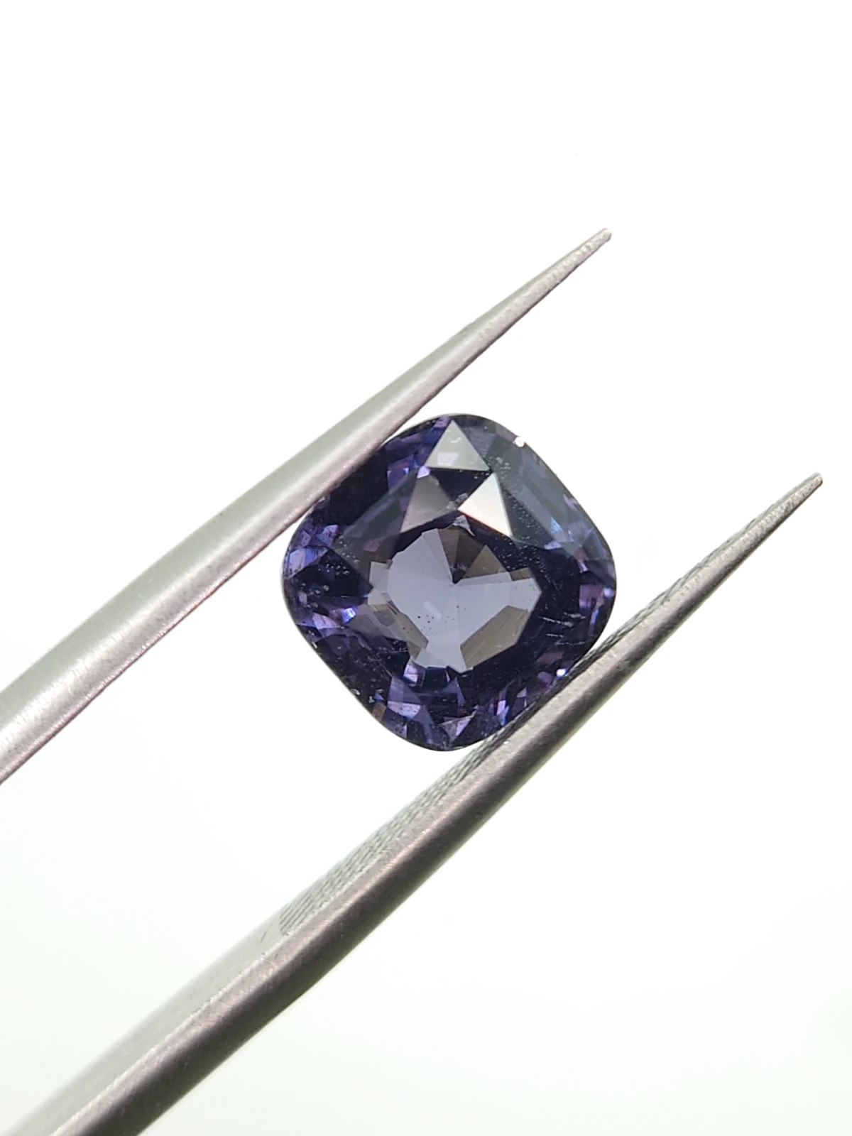3.03ct Natural Purple Spinel Fancy Cushion  Cut Loose Gemstone From Tajikistan — view 5