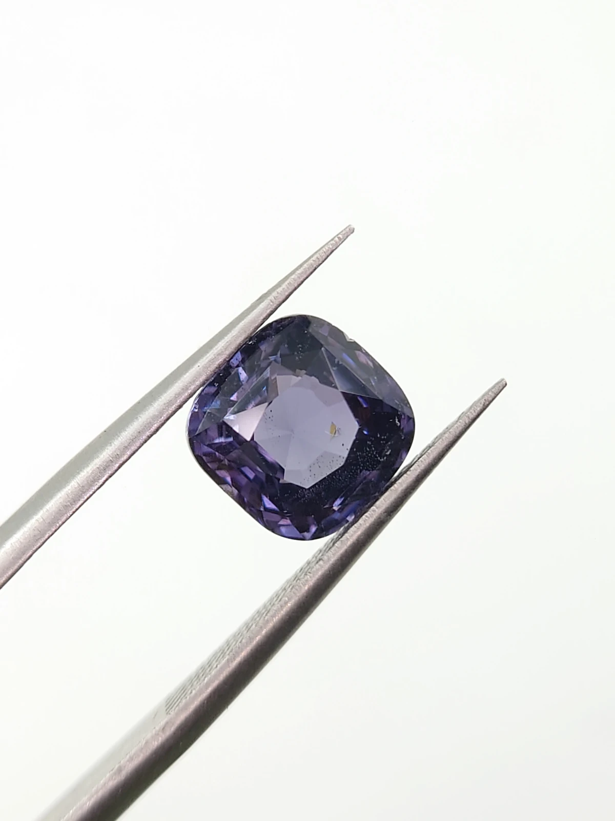 3.03ct Natural Purple Spinel Fancy Cushion  Cut Loose Gemstone From Tajikistan — view 6