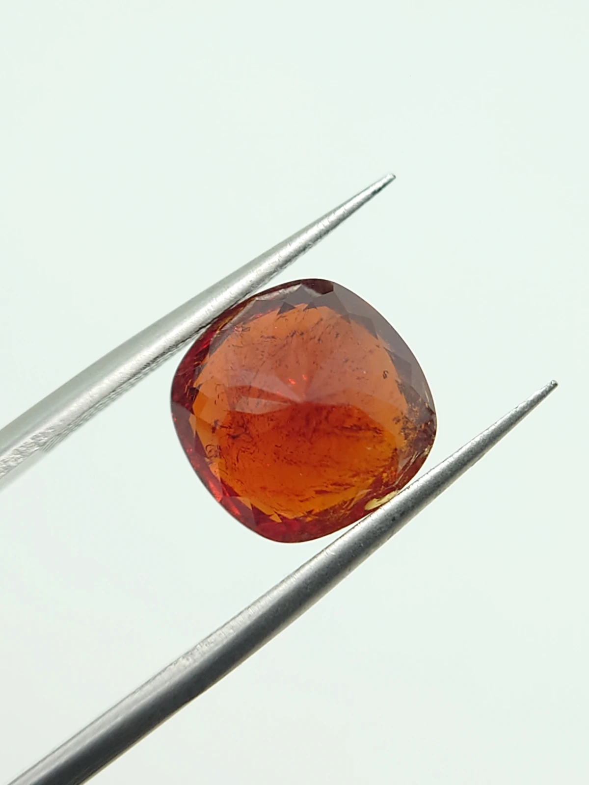 6.76ct Natural Fanta Spessartite Garnet Cushion Cut Loose Gemstone From Nigeria — view 4