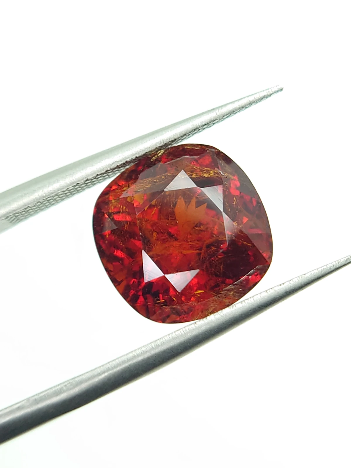 6.76ct Natural Fanta Spessartite Garnet Cushion Cut Loose Gemstone From Nigeria — view 8