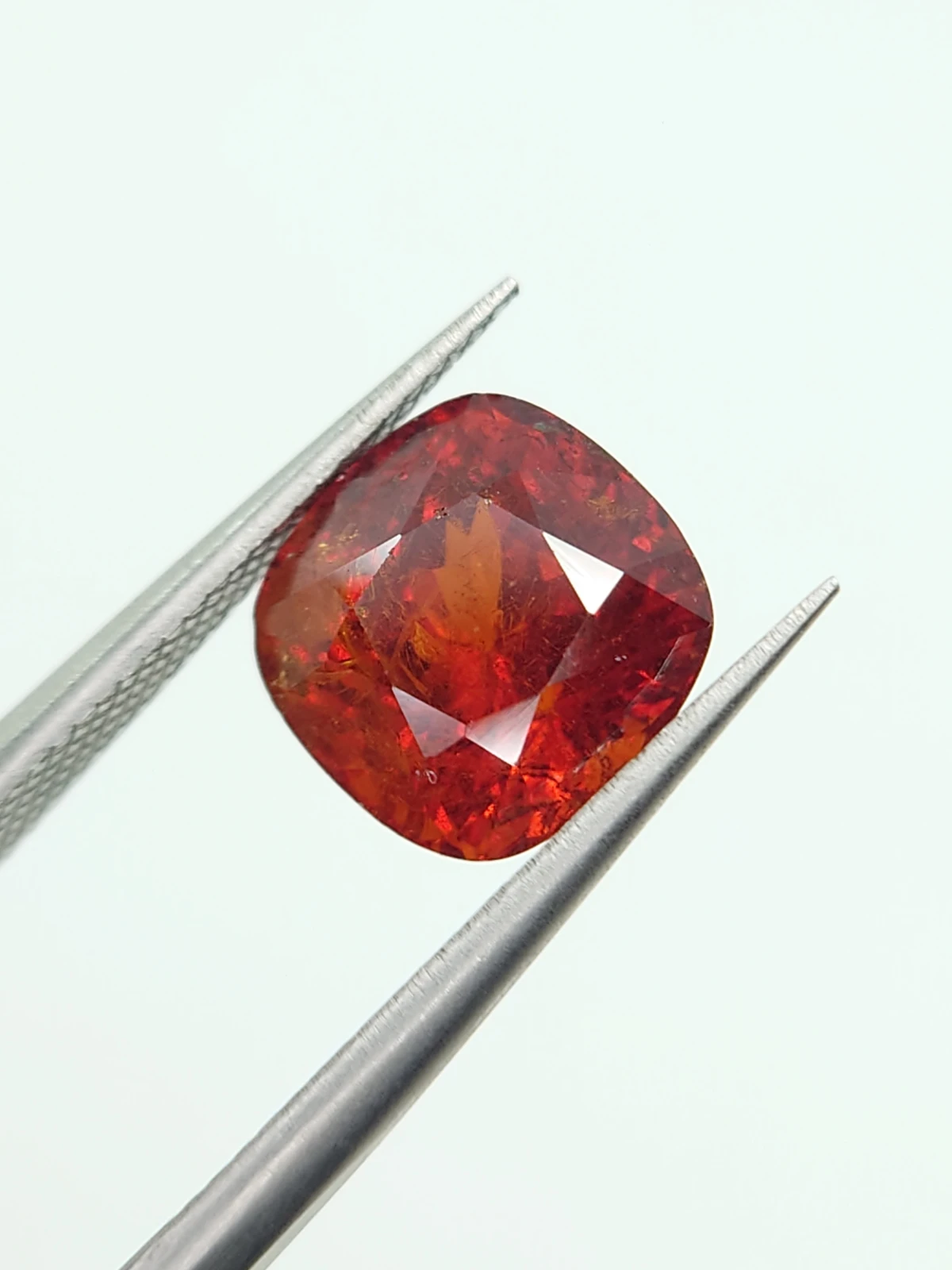 4.68ct Natural Fanta Spessartite Garnet Cushion Cut Loose Gemstone From Nigeria — view 6