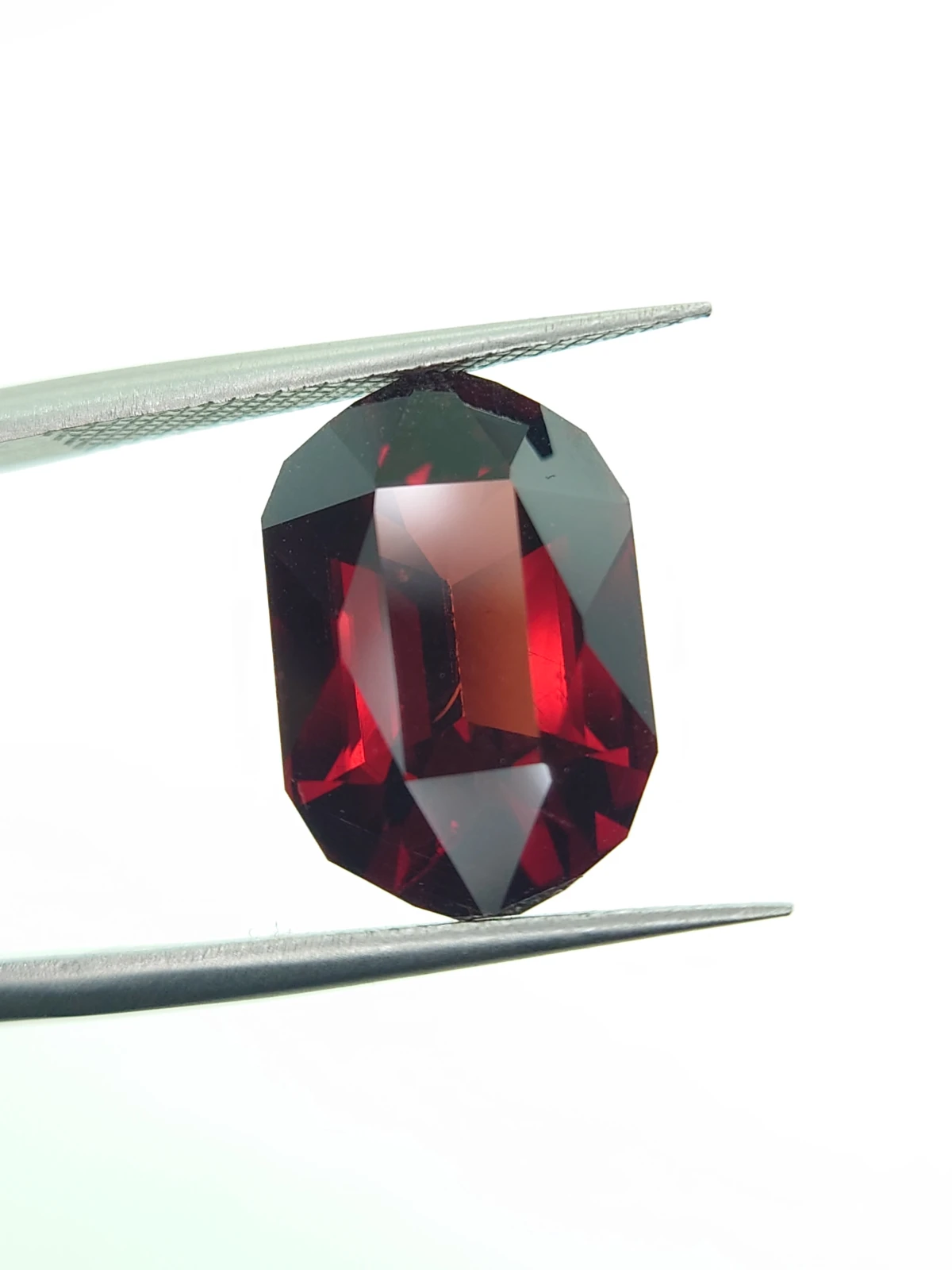 8.1ct Natural Malaya Garnet Fancy Cut Loose Gemstone From Tanzania — view 2
