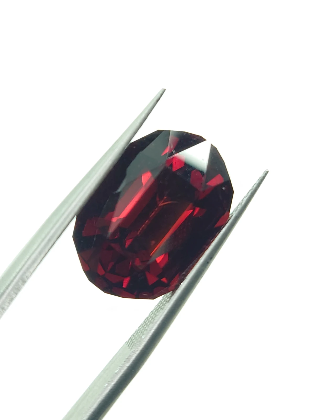 8.1ct Natural Malaya Garnet Fancy Cut Loose Gemstone From Tanzania — view 4
