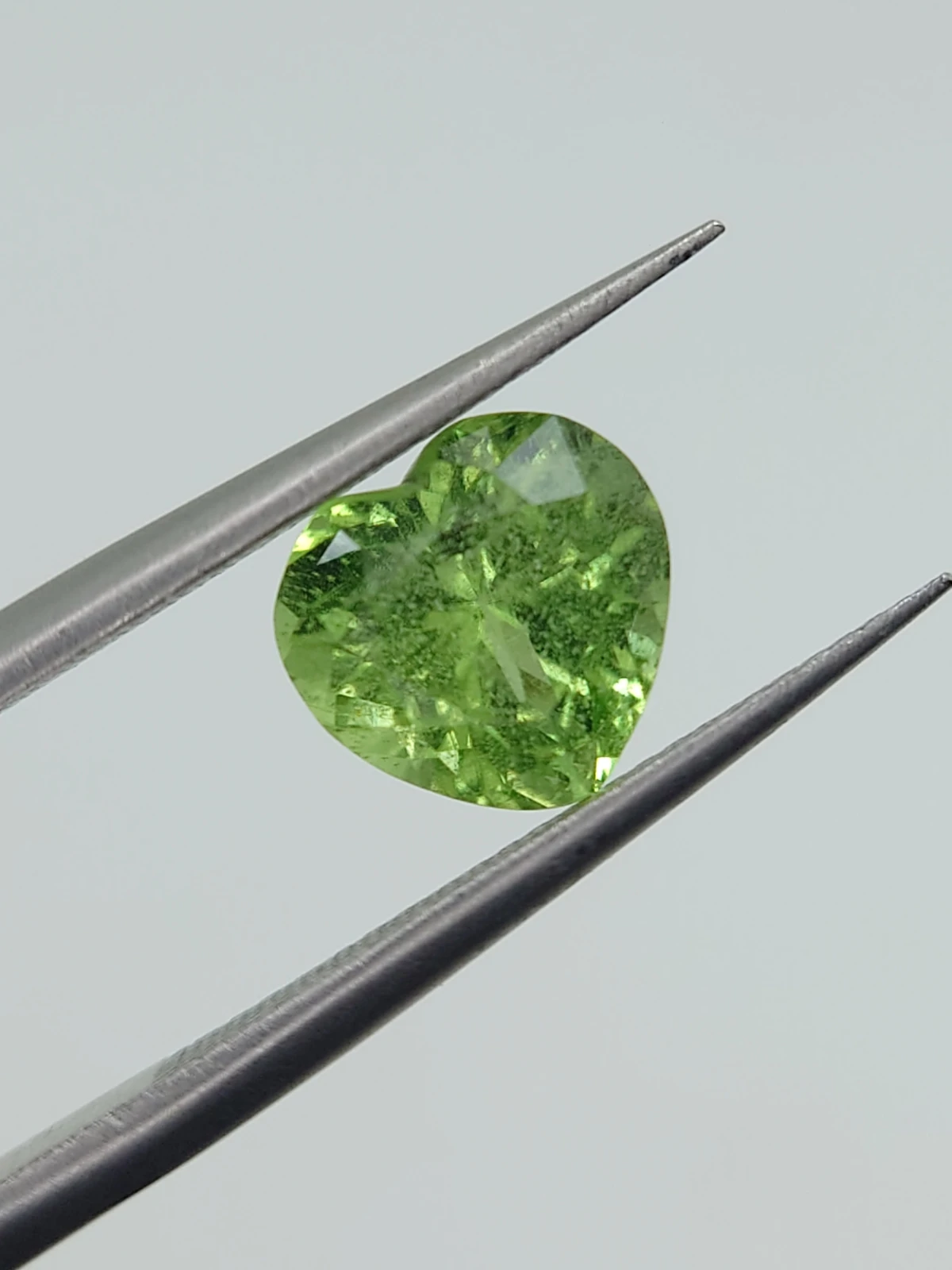 2.02ct Natural Peridot Heart Cut Loose Gemstone From Pakistan — view 1
