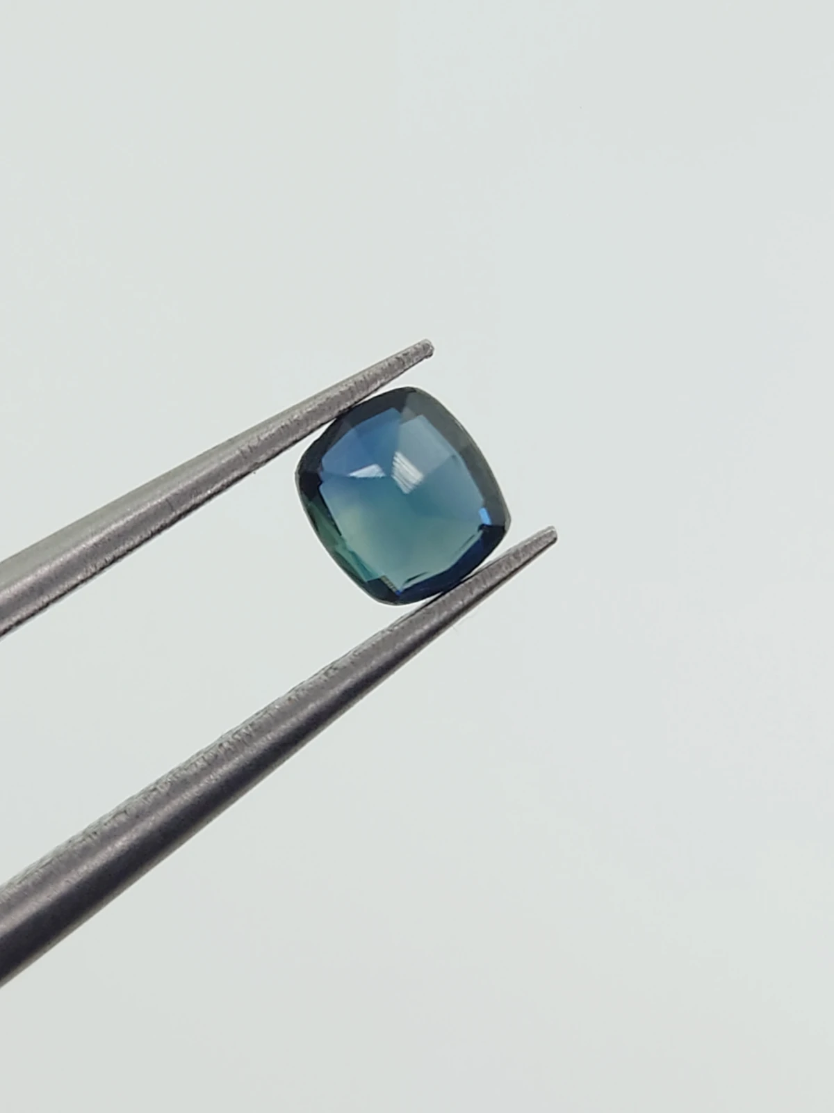 0.32ct Natural Bicolor Sapphire Square Cut Loose Gemstone From Nigeria — view 3