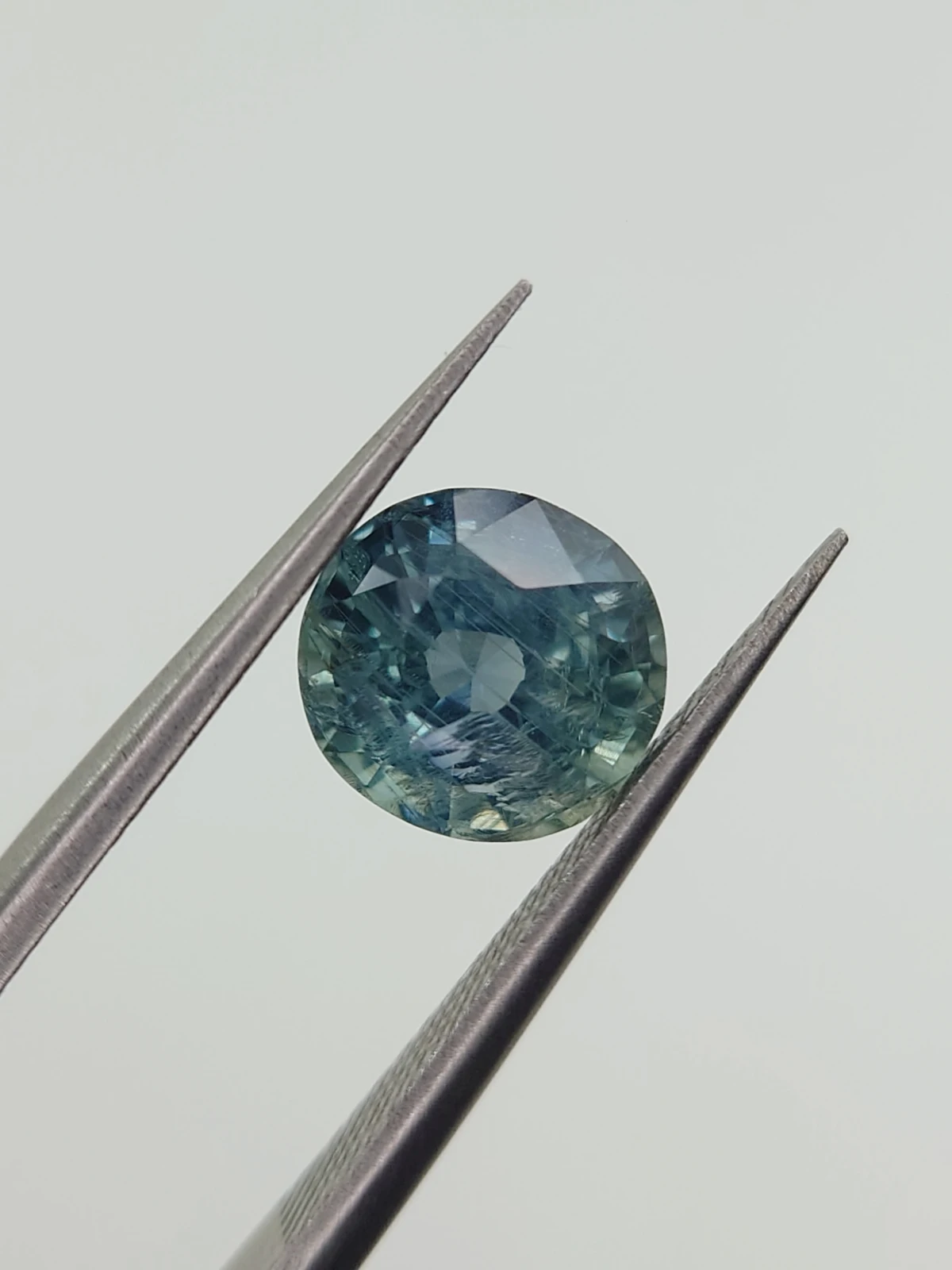 2.41ct Natural Sapphire Aqua Blue Round Cut Loose Gemstone From Malawi — view 2