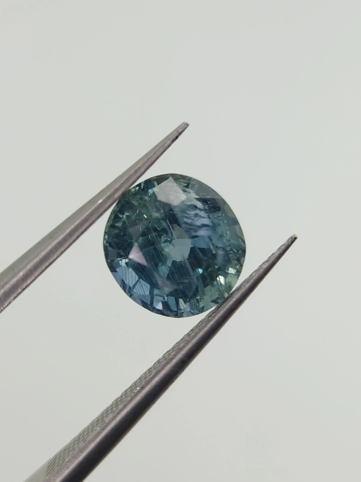 2.41ct Natural Sapphire Aqua Blue Round Cut Loose Gemstone From Malawi — view 6