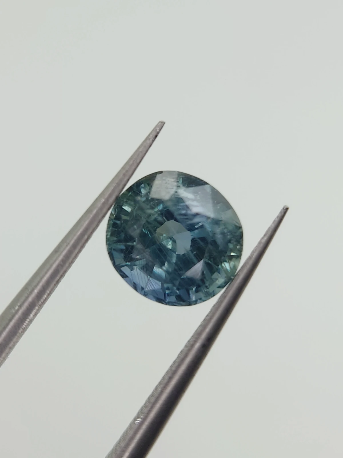 2.41ct Natural Sapphire Aqua Blue Round Cut Loose Gemstone From Malawi — view 7