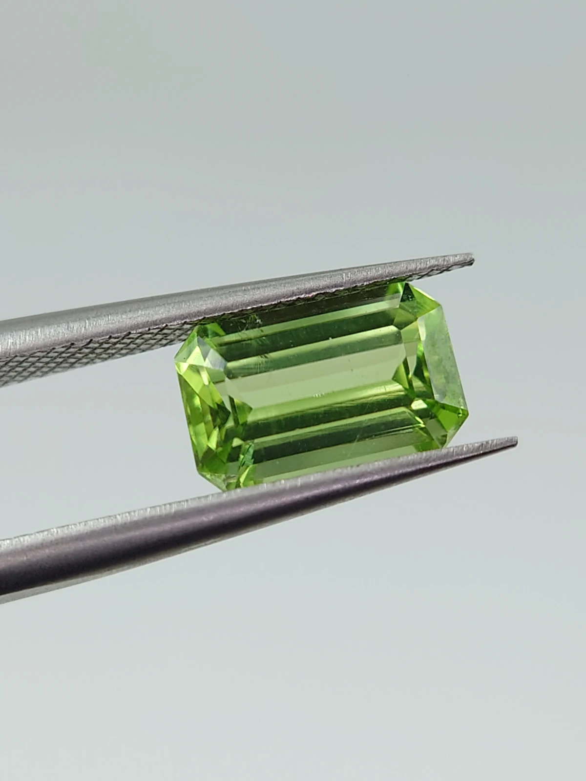 2.07 ct Natural Peridot Emerald Cut Loose Gemstone From Pakistan — view 4