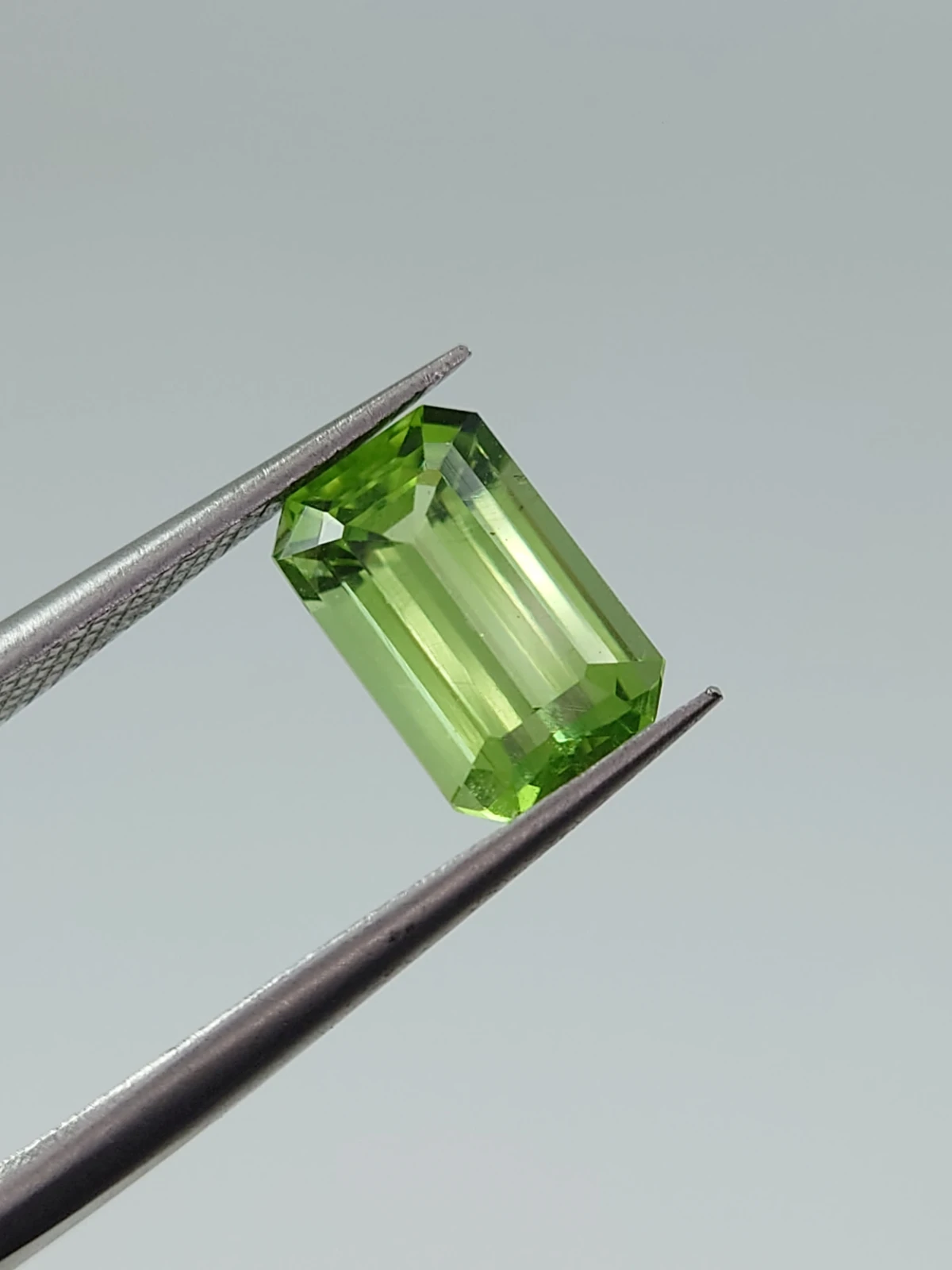 2.07 ct Natural Peridot Emerald Cut Loose Gemstone From Pakistan — view 8