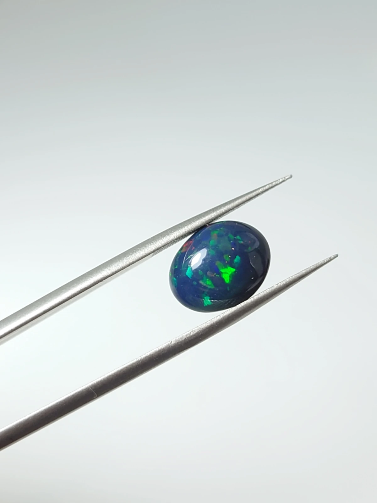 2.3ct Natural Black Ethiopian Opal Loose Gemstone From Ethiopia — view 1