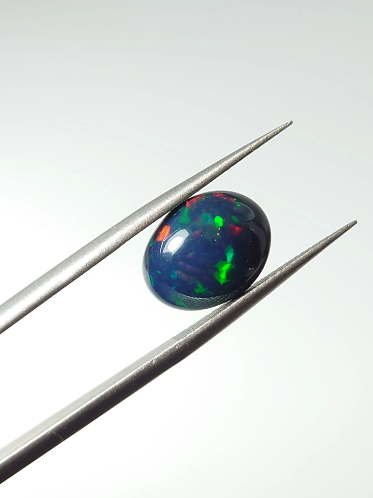 2.3ct Natural Black Ethiopian Opal Loose Gemstone From Ethiopia — view 3