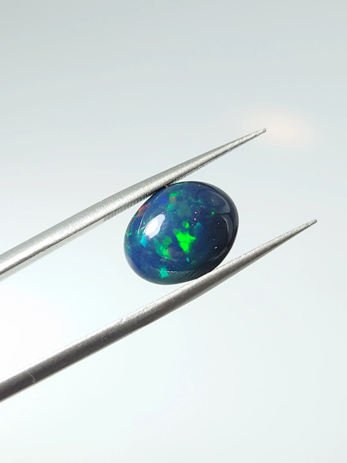 2.3ct Natural Black Ethiopian Opal Loose Gemstone From Ethiopia — view 5