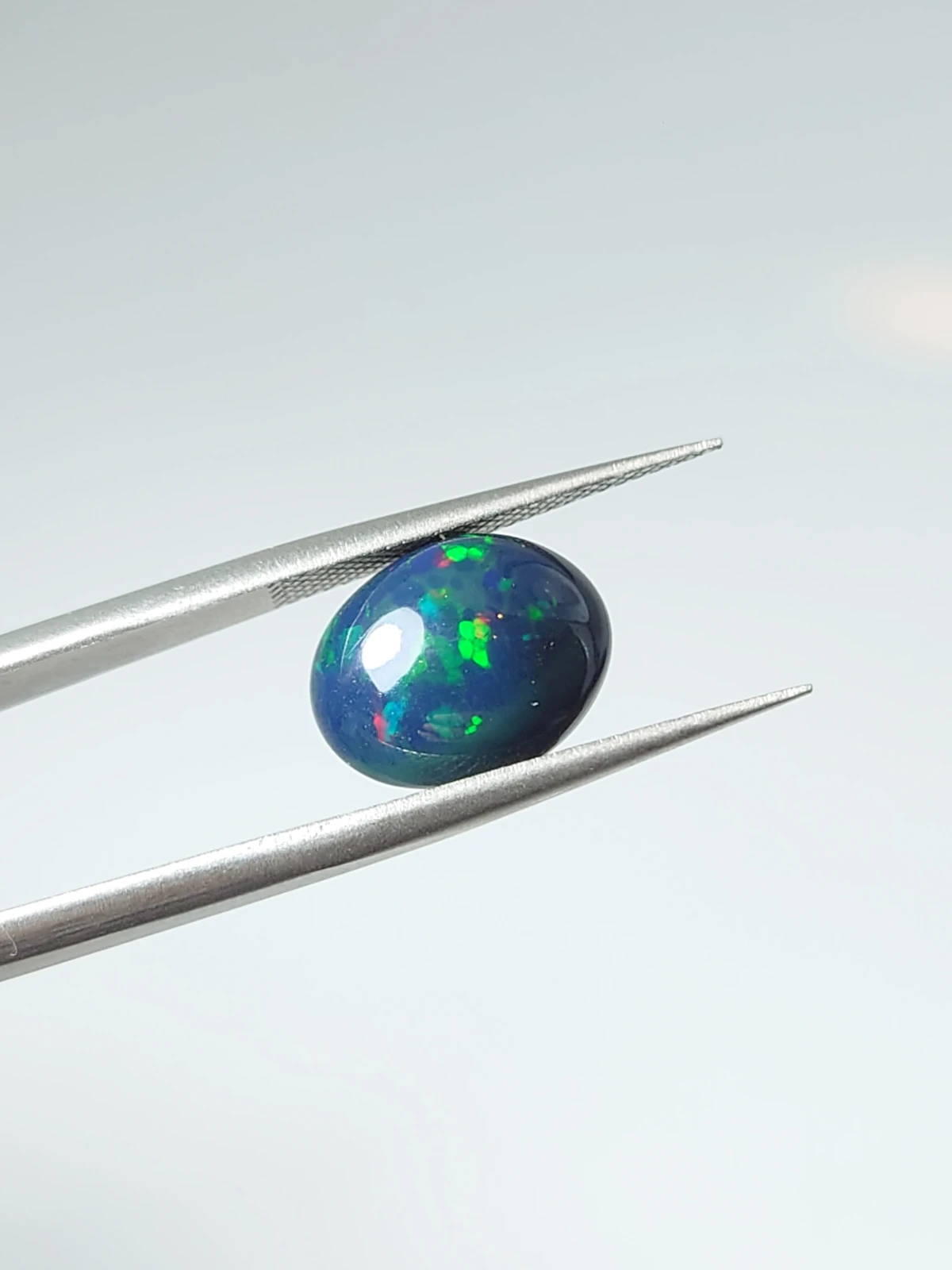 2.3ct Natural Black Ethiopian Opal Loose Gemstone From Ethiopia — view 6
