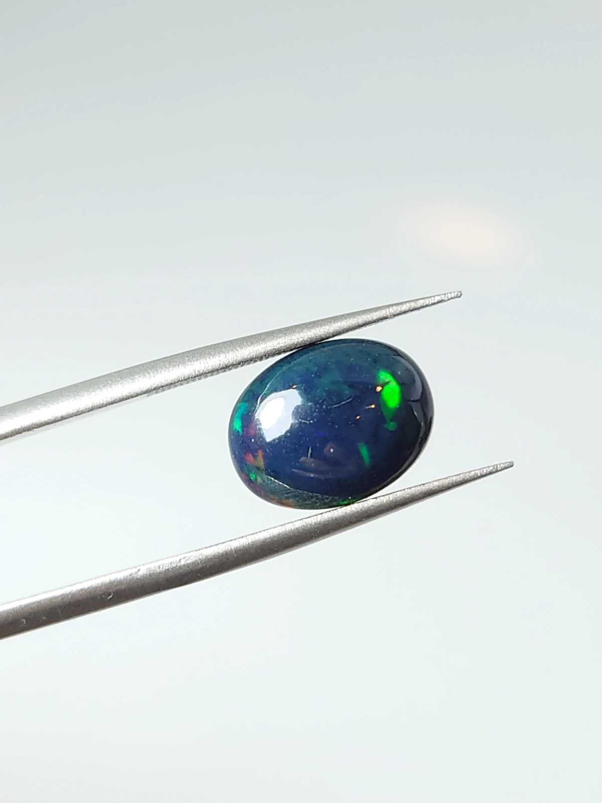 2.3ct Natural Black Ethiopian Opal Loose Gemstone From Ethiopia — view 7