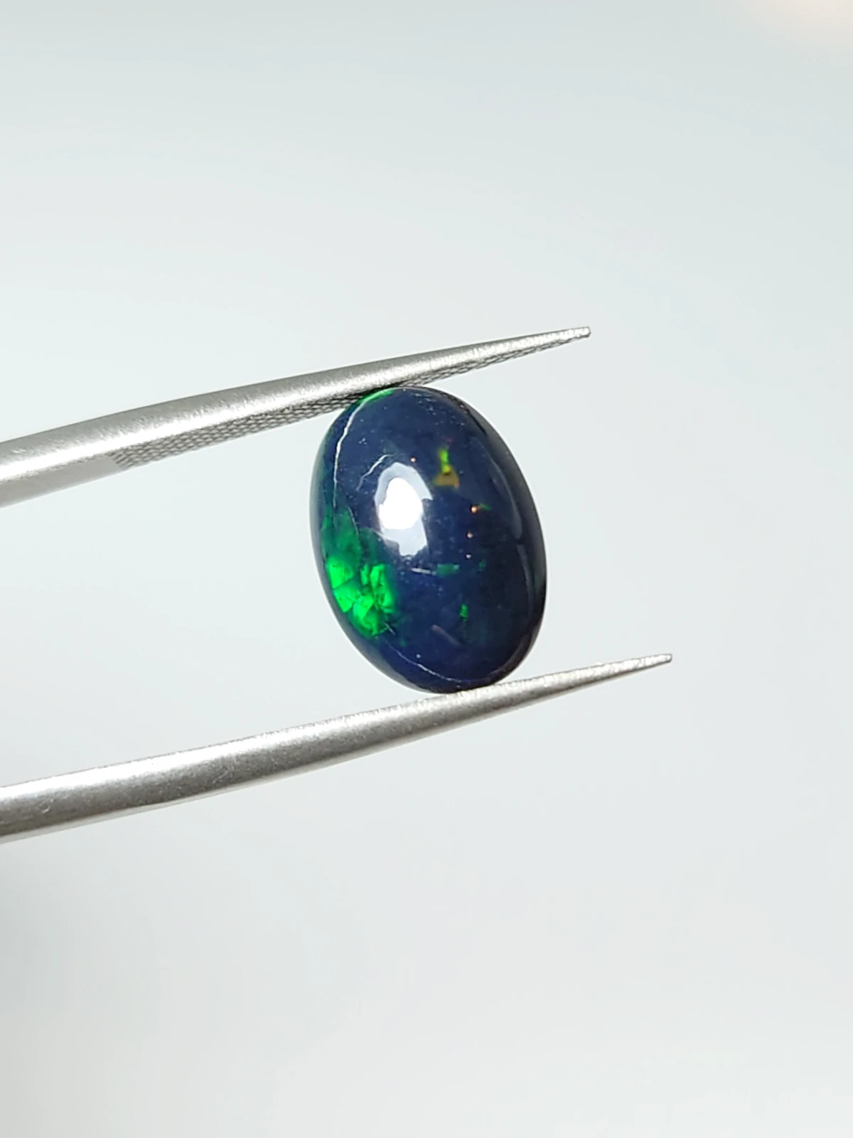 2.3ct Natural Black Ethiopian Opal Loose Gemstone From Ethiopia — view 8