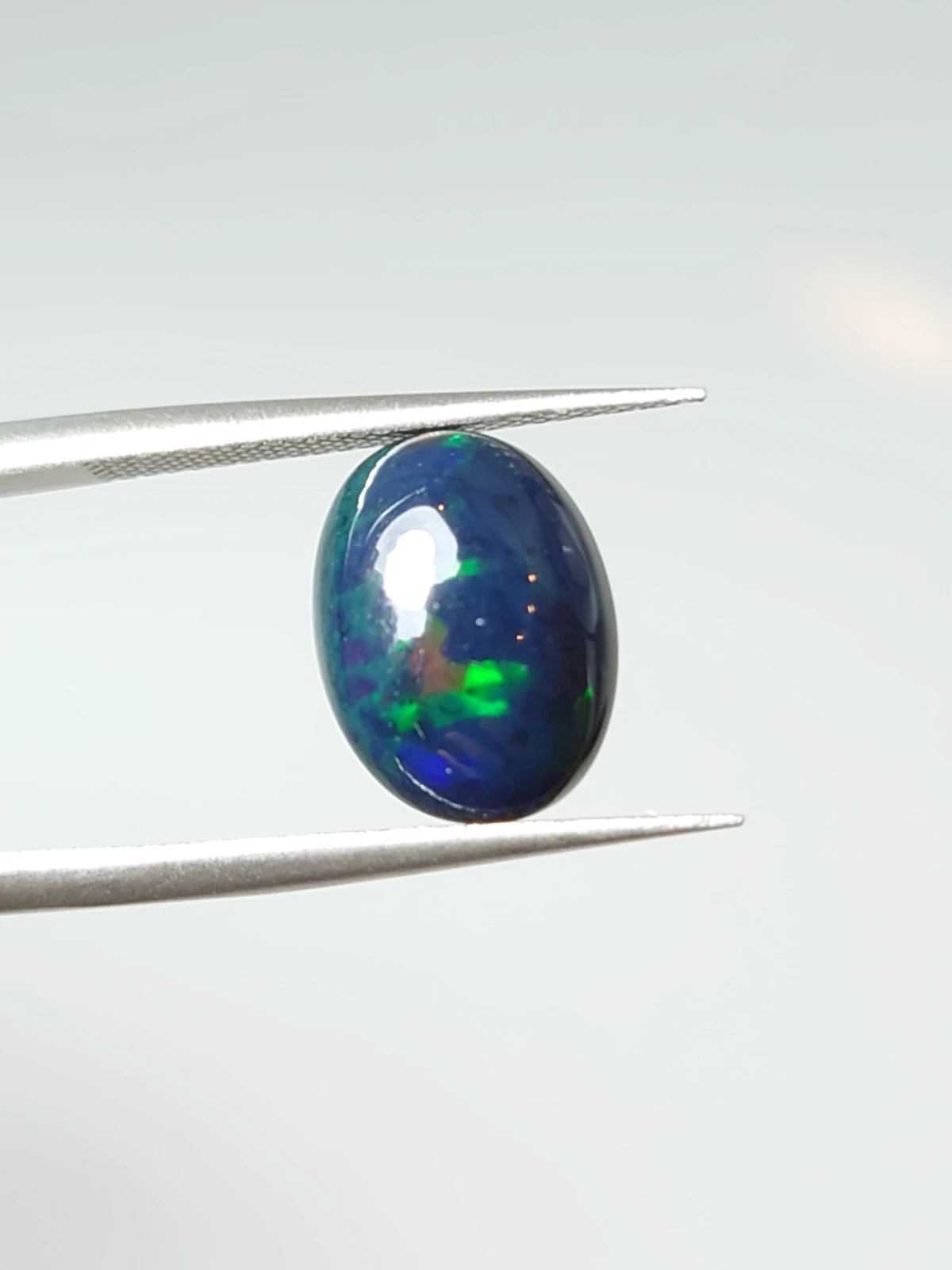 2.5ct Natural  Ethiopian Black Opal — view 4