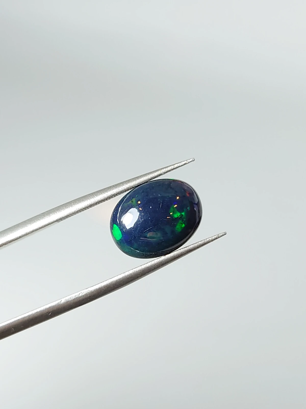 2.5ct Natural  Ethiopian Black Opal — view 5
