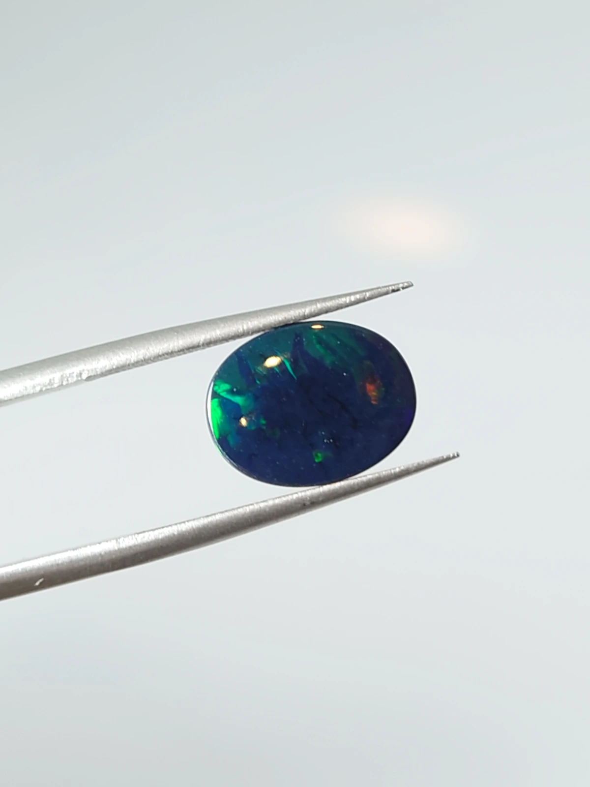 2.5ct Natural  Ethiopian Black Opal — view 7