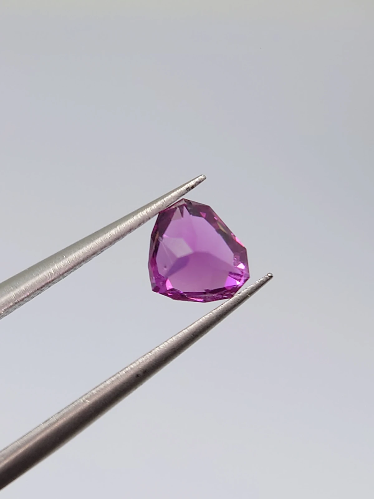 0.87ct Natural Heart Cut Malaya Garnet Loose Gemstone From Malawi — view 3