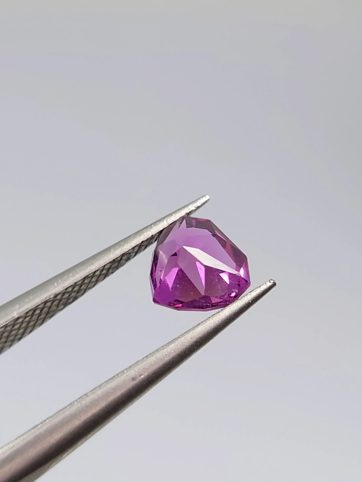0.87ct Natural Heart Cut Malaya Garnet Loose Gemstone From Malawi — view 4
