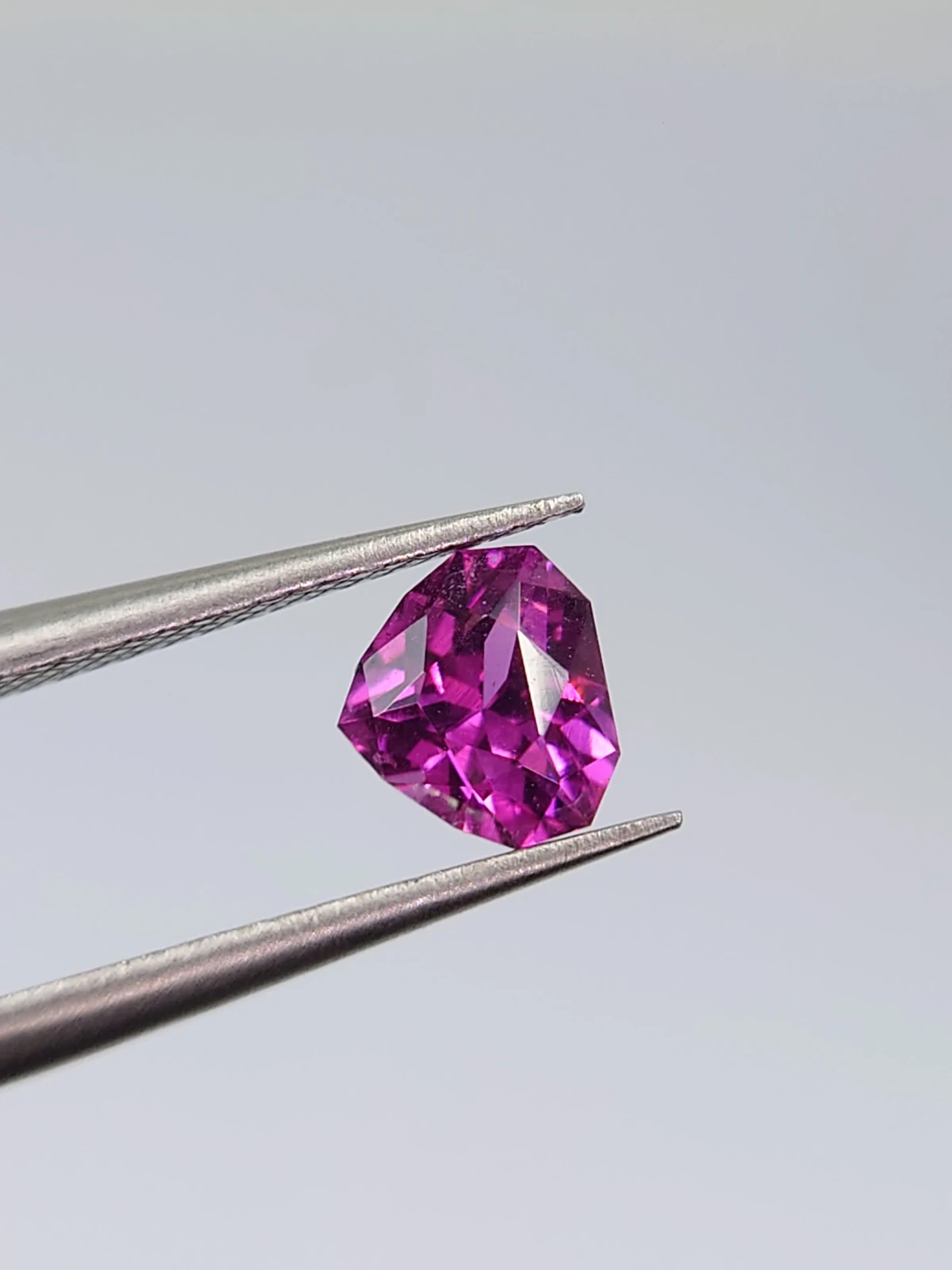 0.87ct Natural Heart Cut Malaya Garnet Loose Gemstone From Malawi — view 5