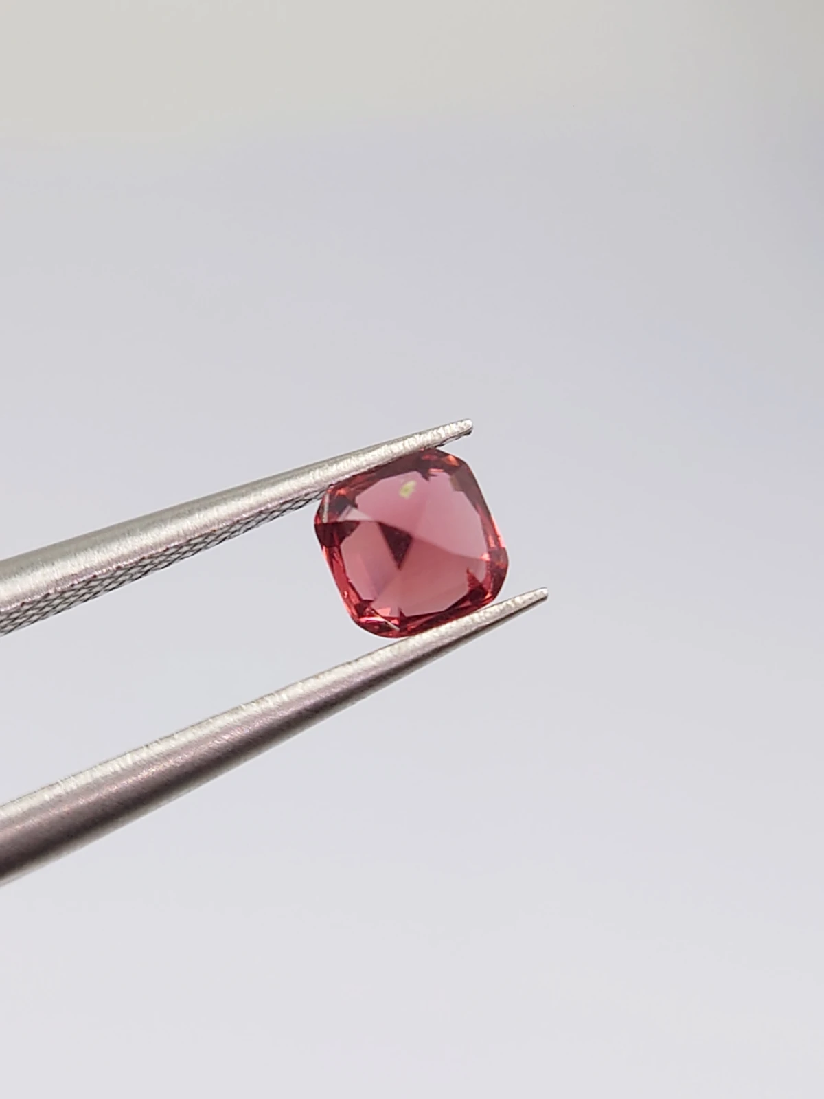 0.59ct Natural Umbalite Garnet Square Cut Loose Gemstone From Malawi — view 1