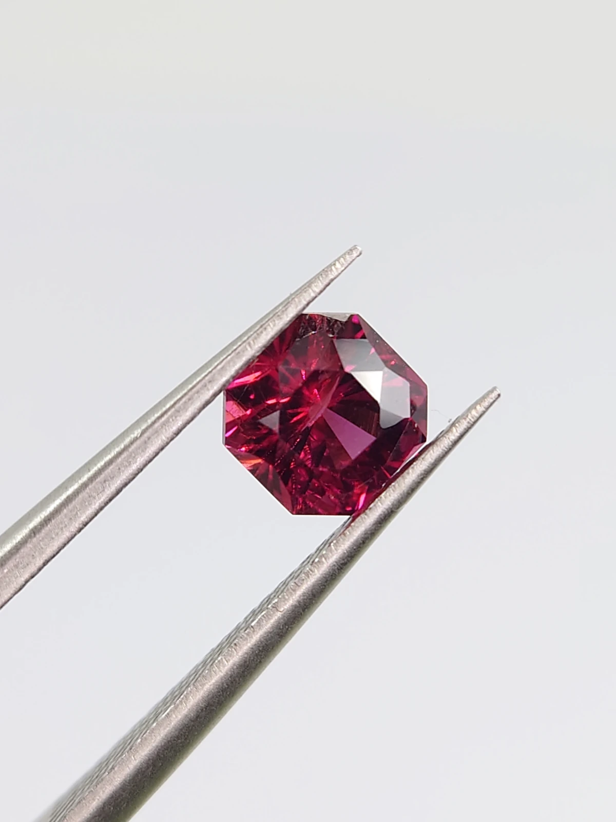 1.13ct Natural Rhodolite Garnet Fancy Cut Loose Gemstone From Tanzania — view 2