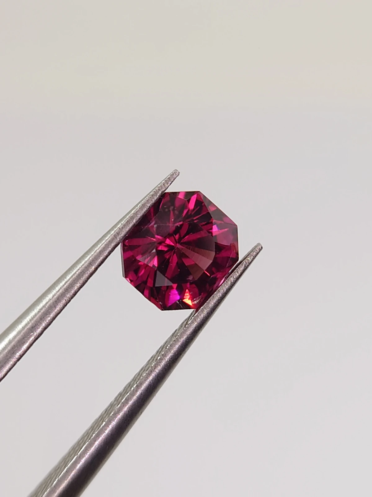 0.93ct Natural Rhodolite Garnet Fancy Cut Loose Gemstone From Tanzania — view 2