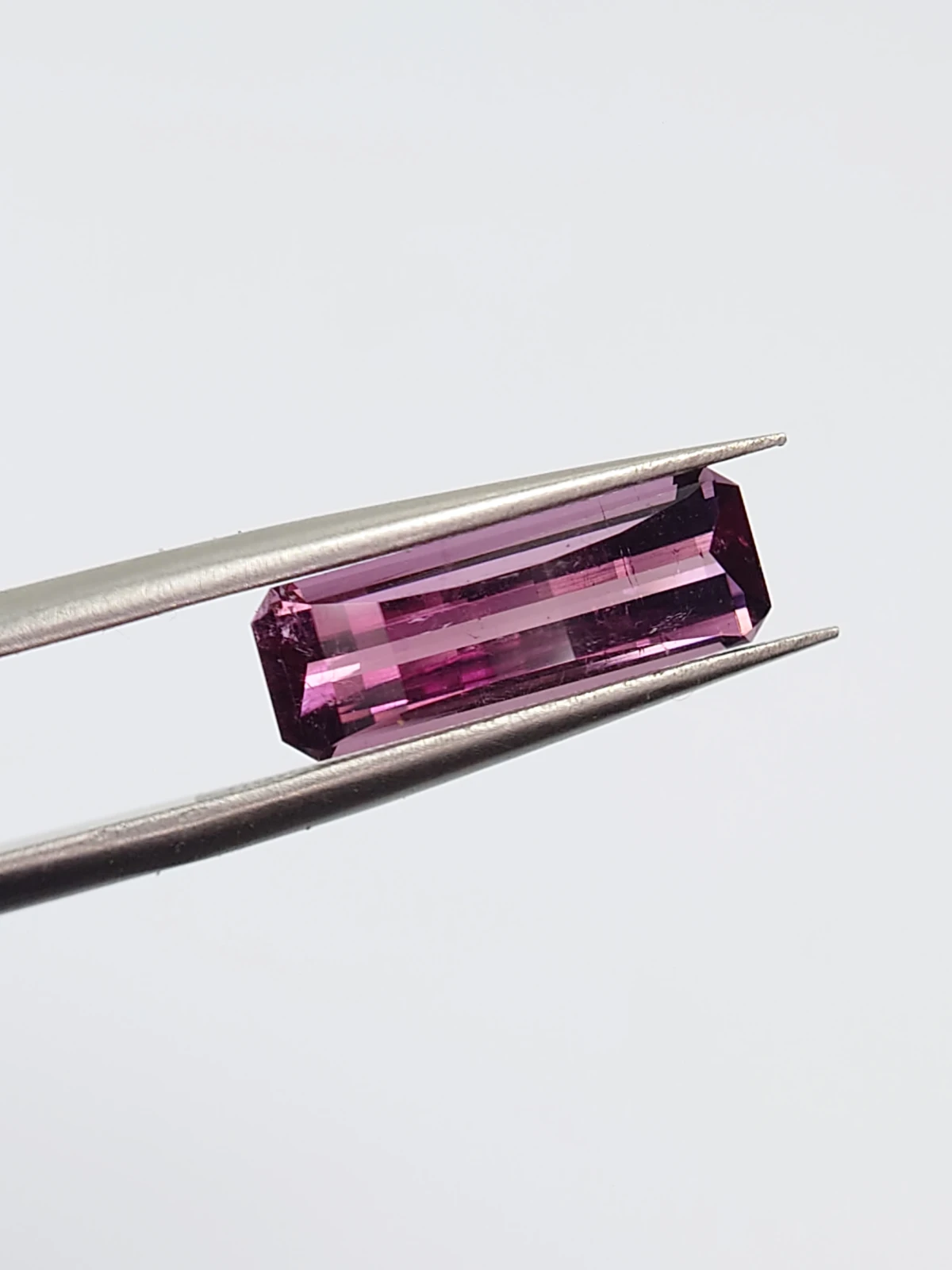2.6ct Natural Pink Tourmaline Emerald Cut Loose Gemstone From Afghanistan — view 1