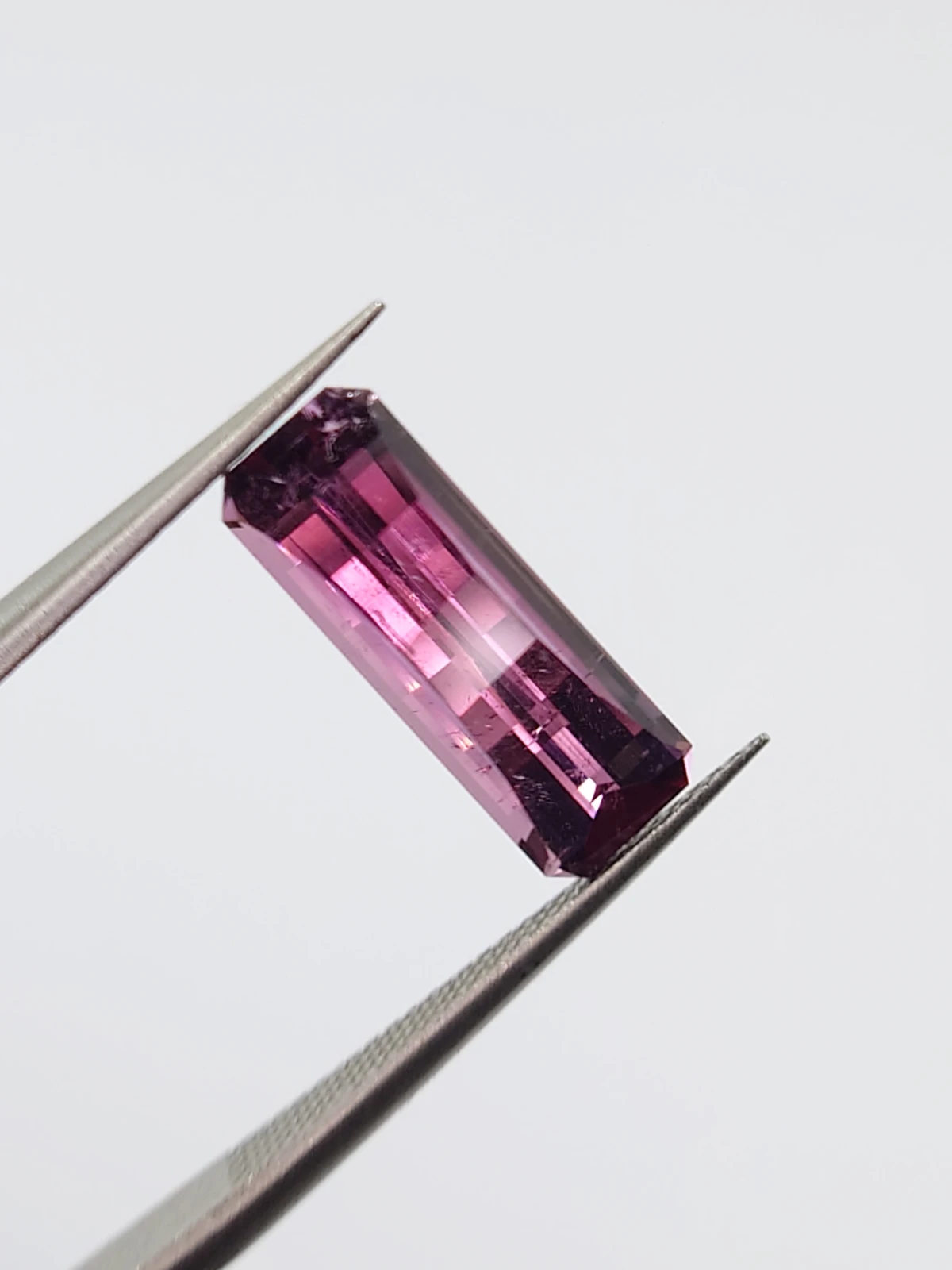 2.6ct Natural Pink Tourmaline Emerald Cut Loose Gemstone From Afghanistan — view 2