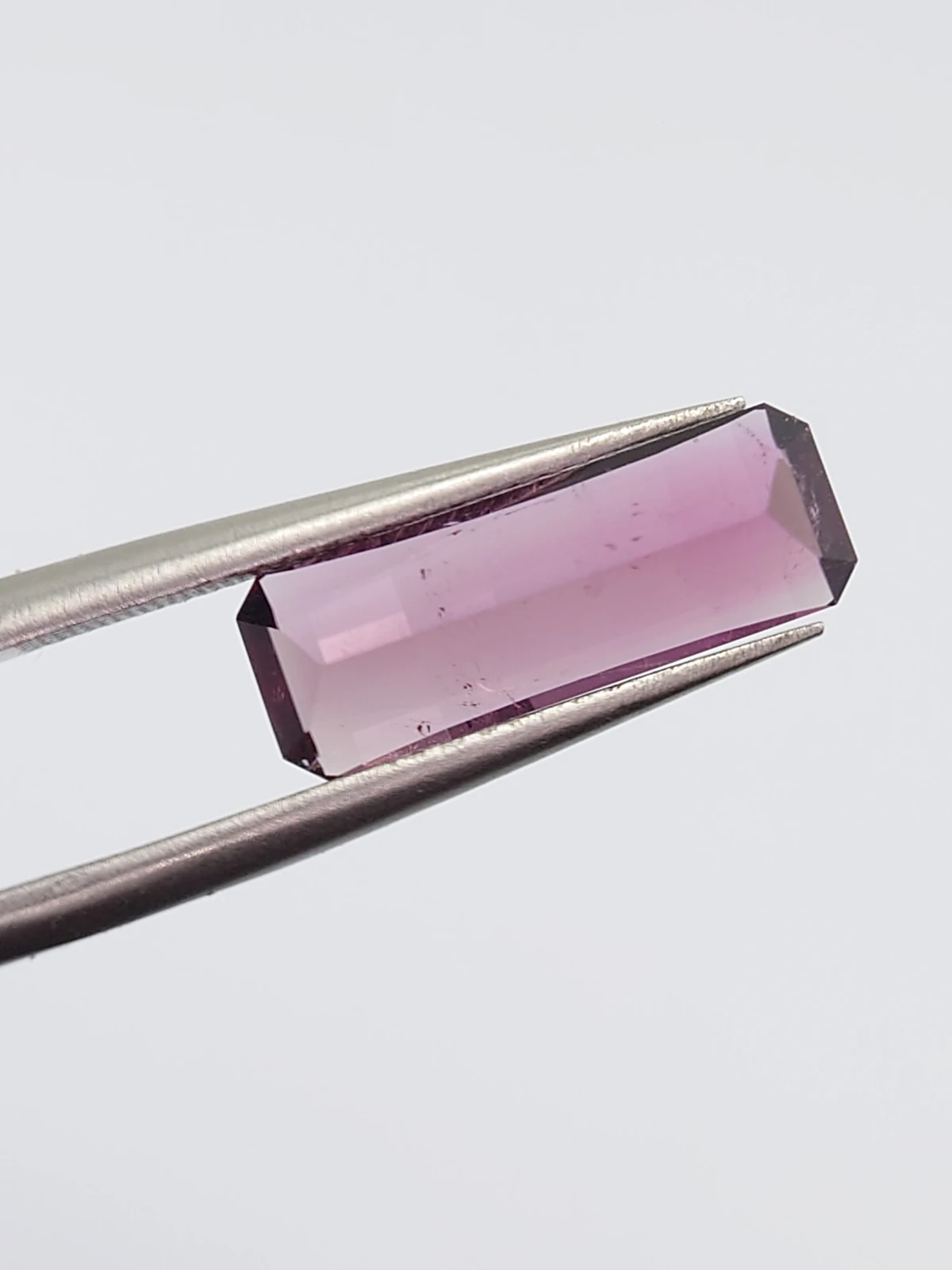 2.6ct Natural Pink Tourmaline Emerald Cut Loose Gemstone From Afghanistan — view 4
