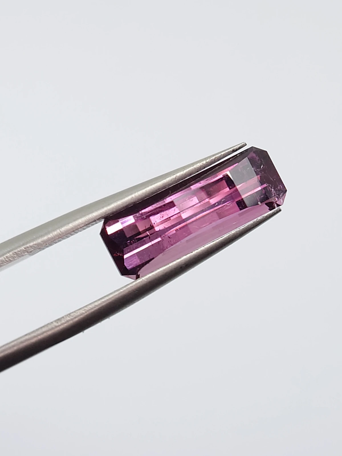 2.6ct Natural Pink Tourmaline Emerald Cut Loose Gemstone From Afghanistan — view 5