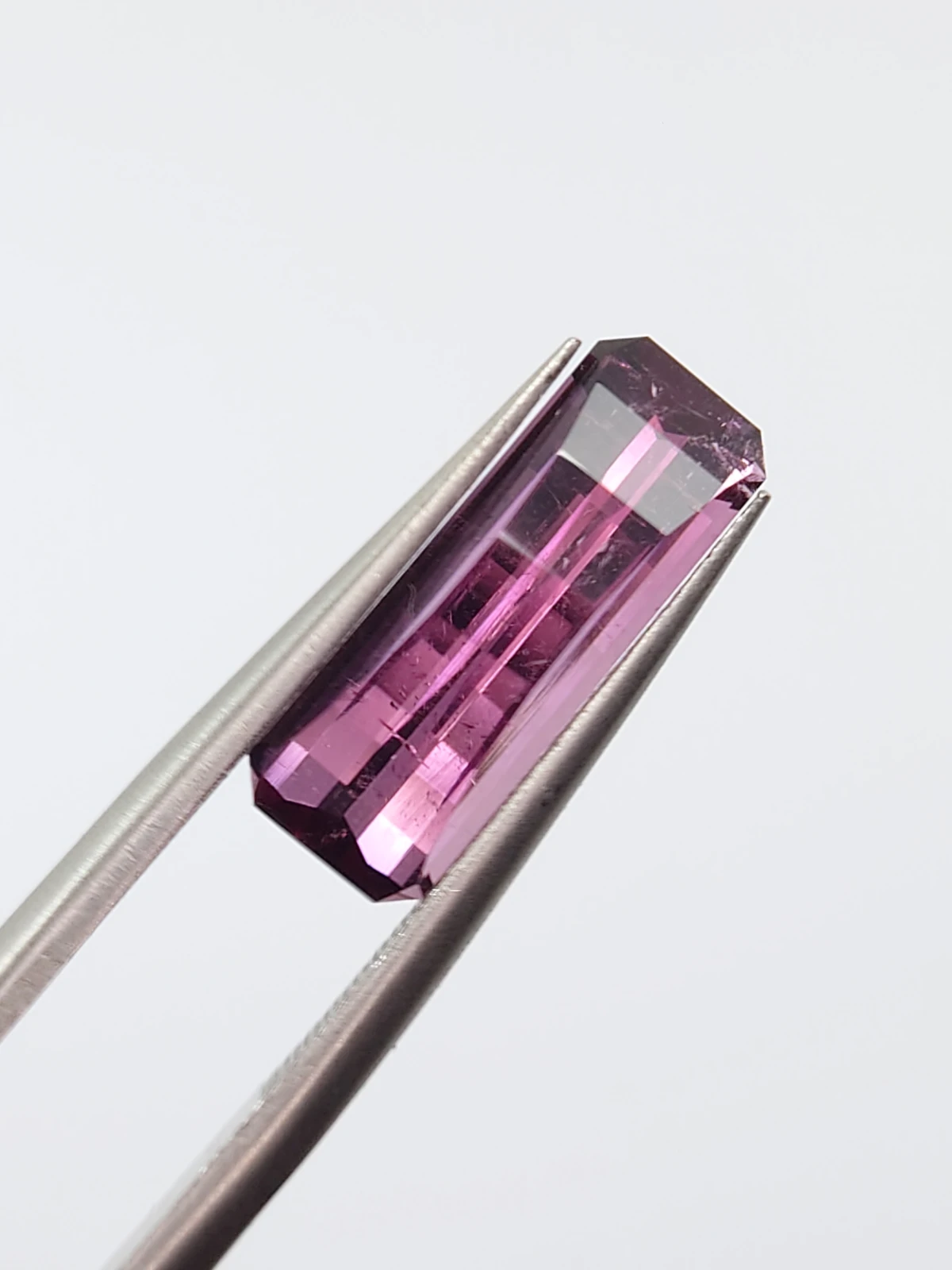 2.6ct Natural Pink Tourmaline Emerald Cut Loose Gemstone From Afghanistan — view 6