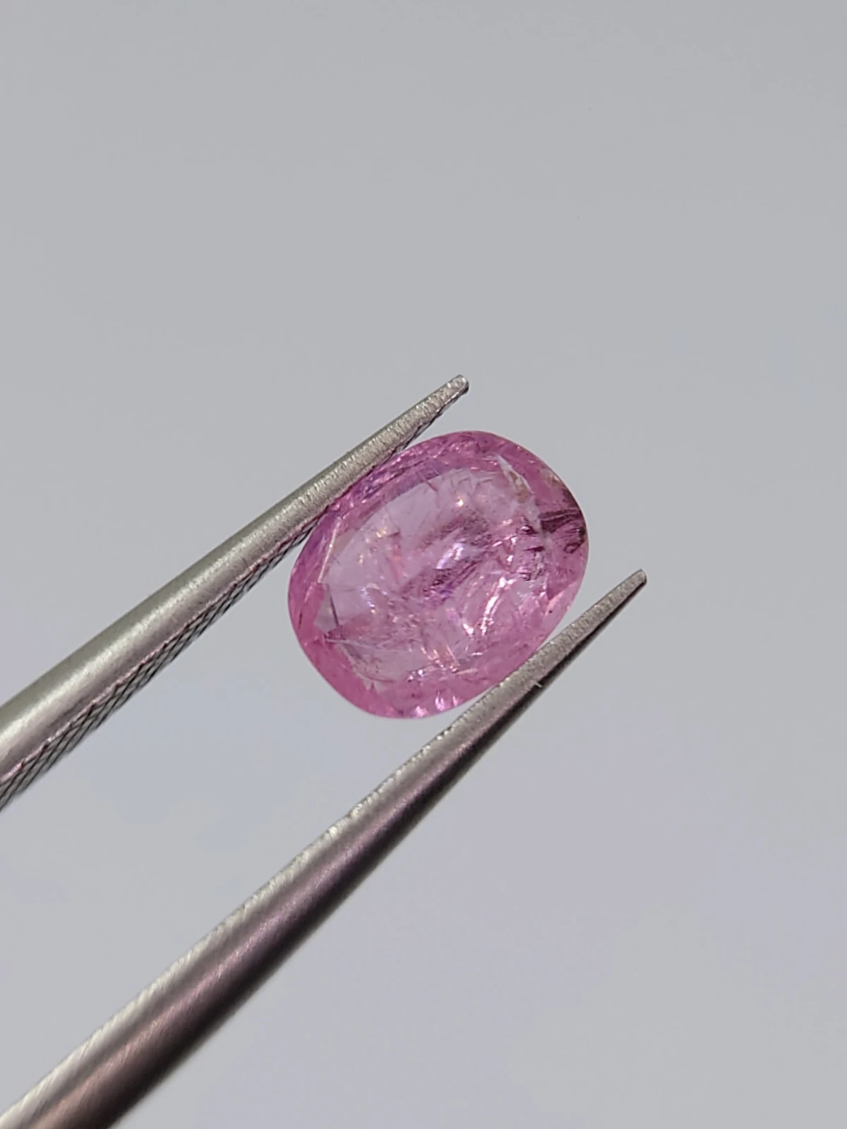 0.9ct Natural Vivid Pink Spinel Loose Gemstone From Tajisktan — view 2