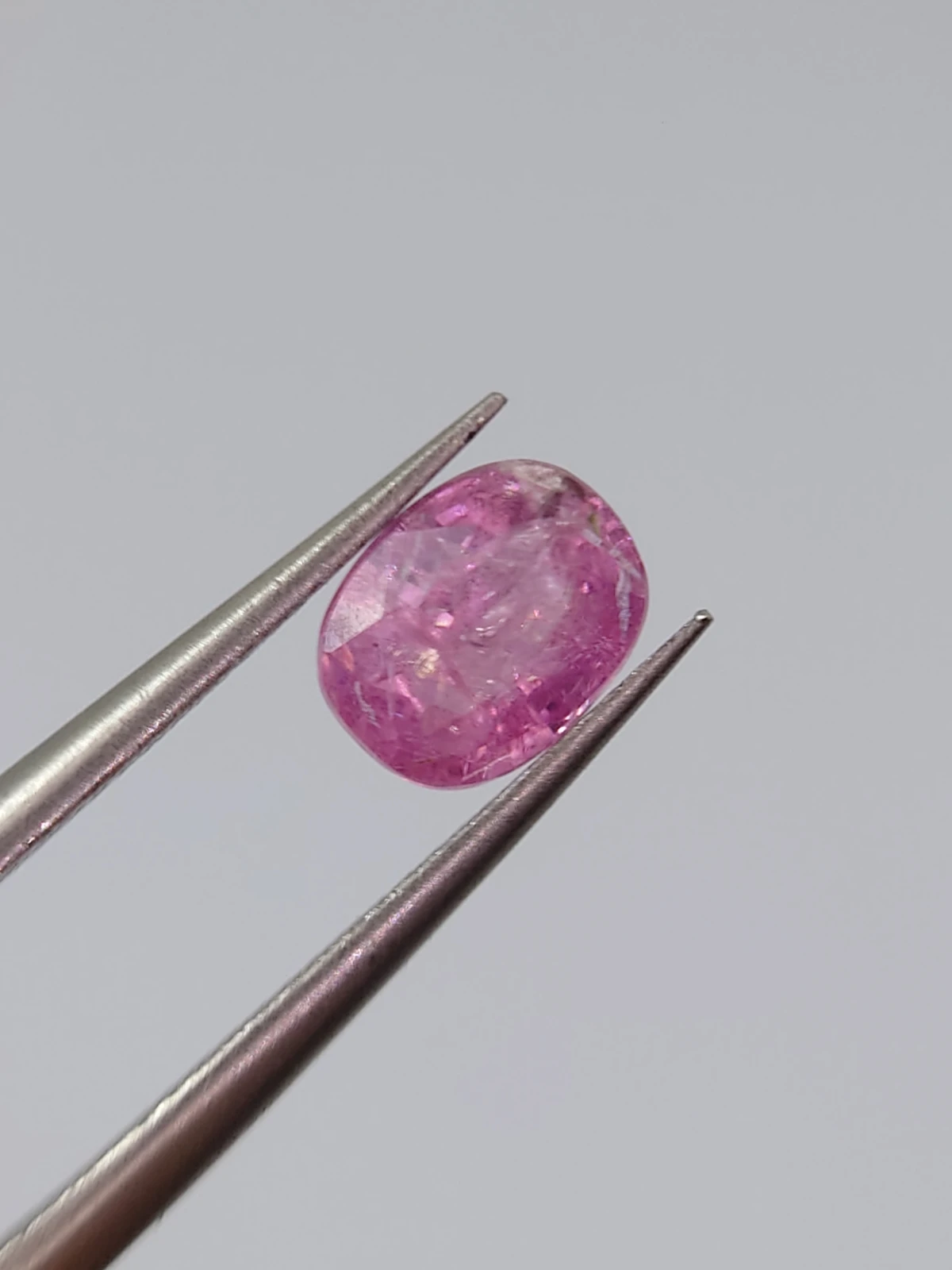 0.9ct Natural Vivid Pink Spinel Loose Gemstone From Tajisktan — view 5