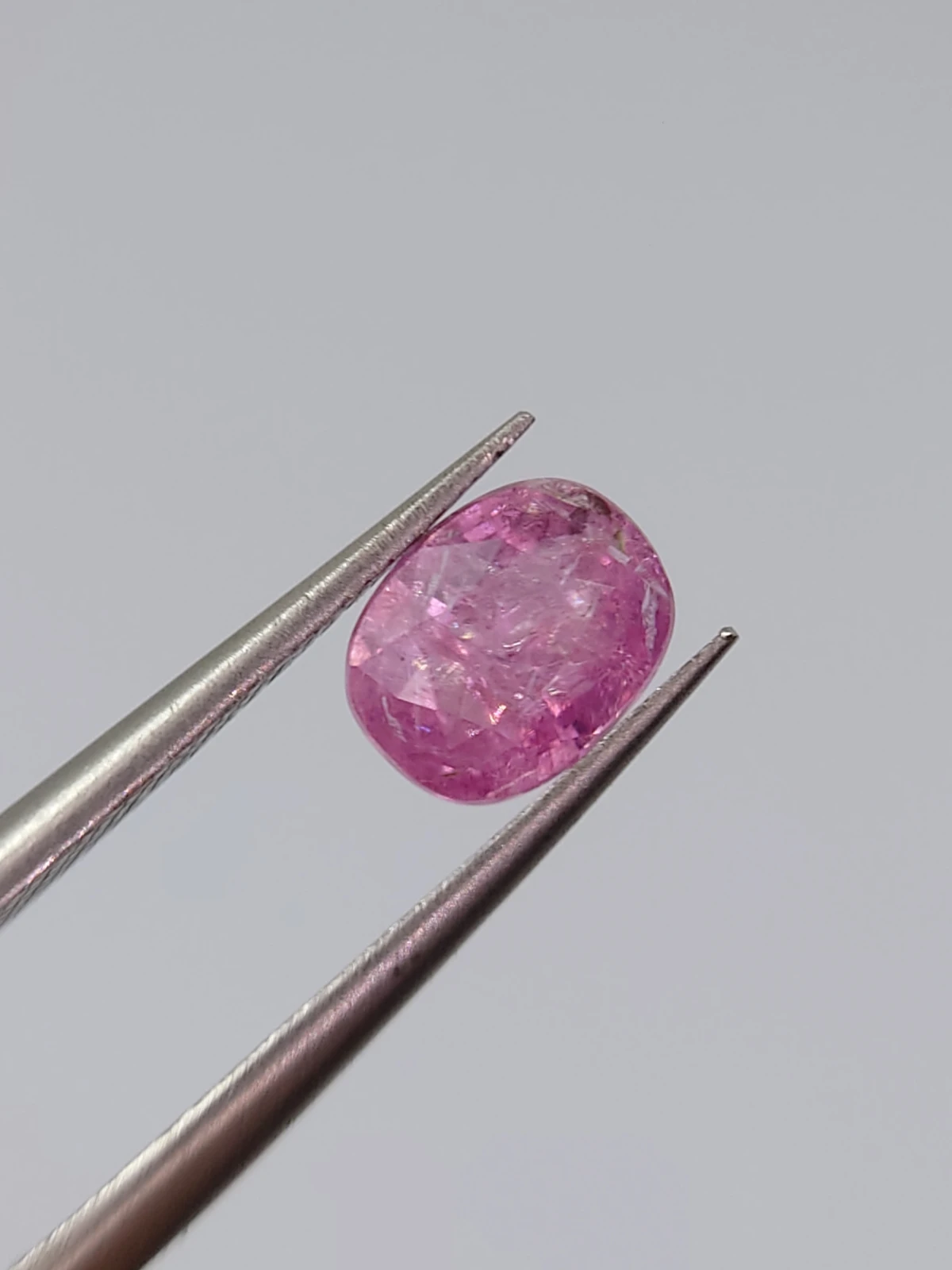 0.9ct Natural Vivid Pink Spinel Loose Gemstone From Tajisktan — view 6