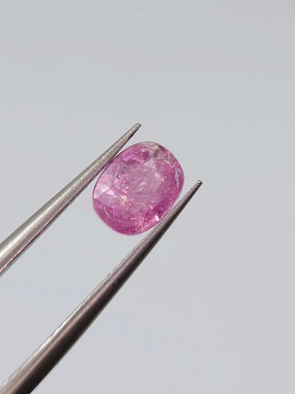 0.9ct Natural Vivid Pink Spinel Loose Gemstone From Tajisktan — view 7
