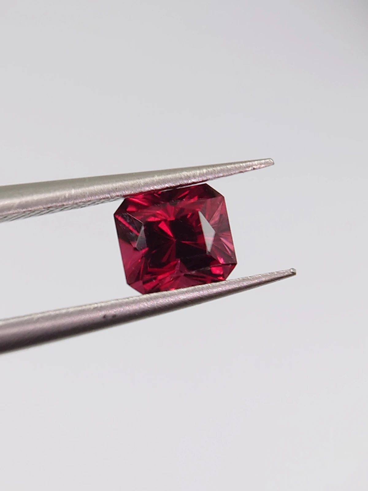 0.93ct Natural Umbalite Garnet Modified Cushion Cut Loose gemstone From Malawi — view 2